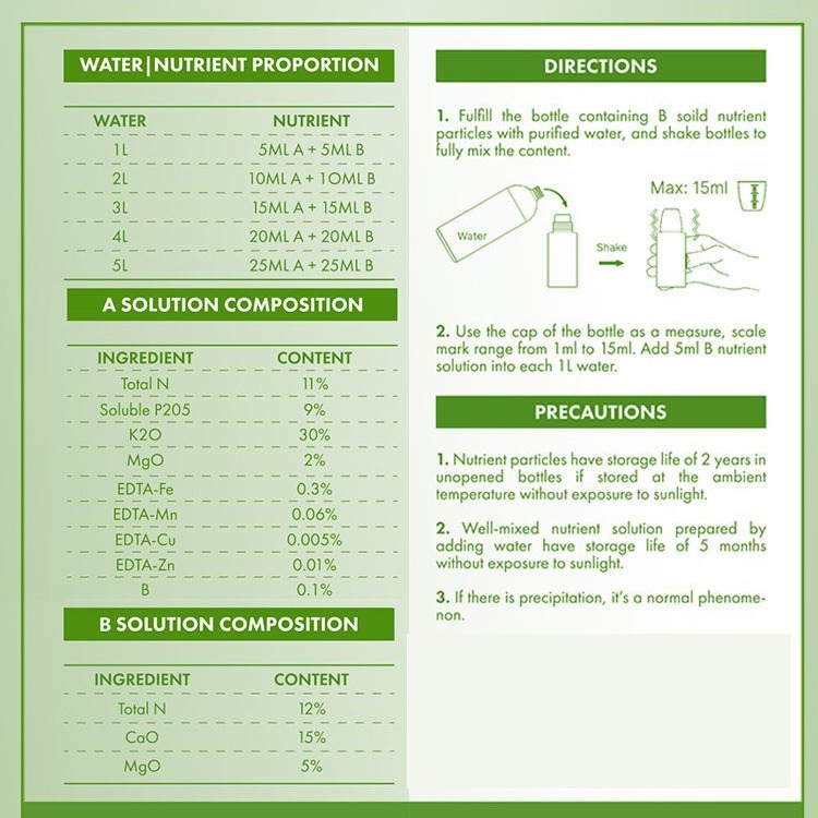 Hydroponic nutrient solution s - Nutrient Solution Ab ulasan dan harga