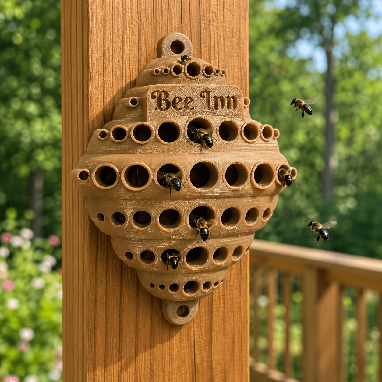 3D Printed Wall-Mounted Bee &  - Urban Farming Gardening ulasan dan harga