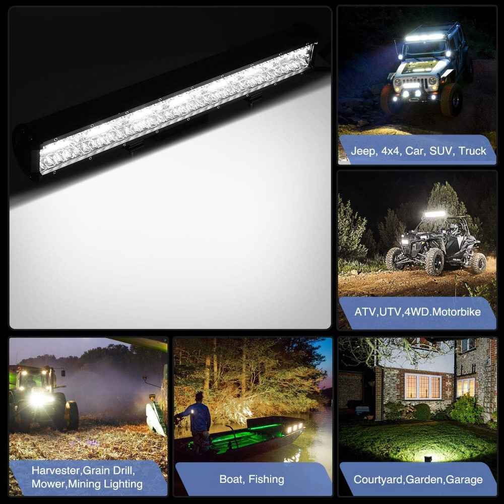 Nilight 20'Combo LED Light Bar - Flood Tray Table ulasan dan harga
