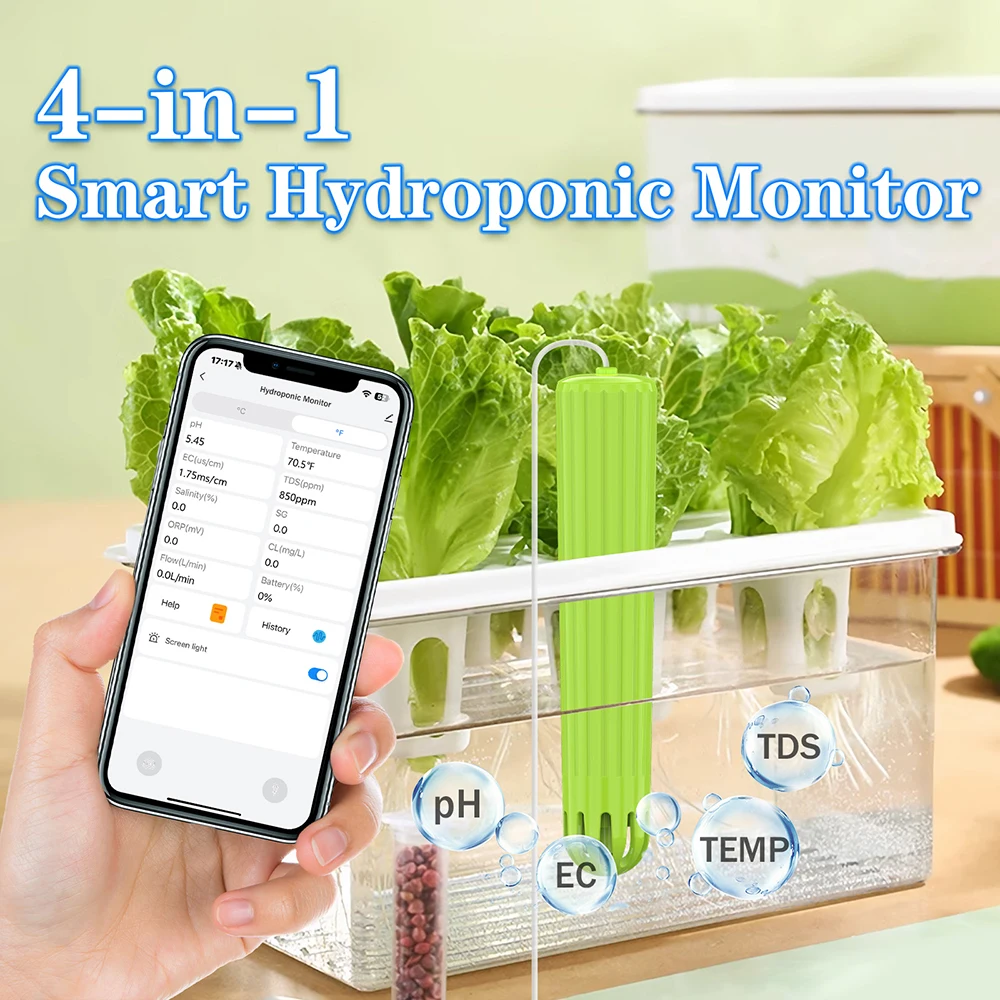 Kactoily 4-in-1 WiFi Sensor Ur - Urban Farming Gardening ulasan dan harga