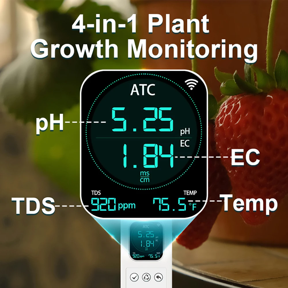 Kactoily 4-in-1 WiFi Sensor Ur - Urban Farming Gardening ulasan dan harga