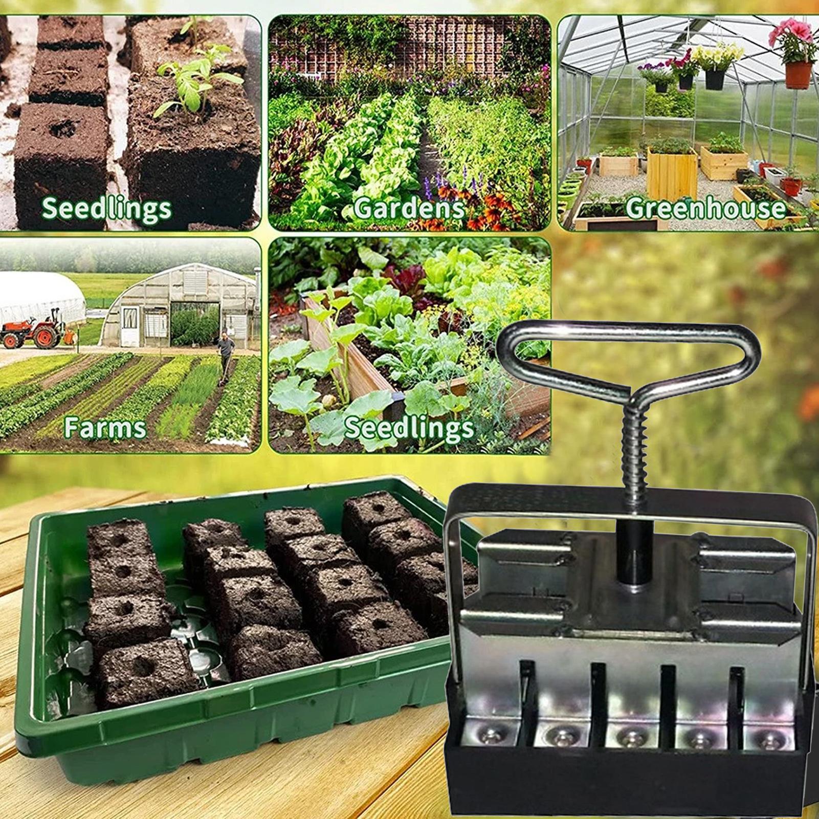 Soil Blocker Comfortable Handl - Urban Farming Gardening ulasan dan harga