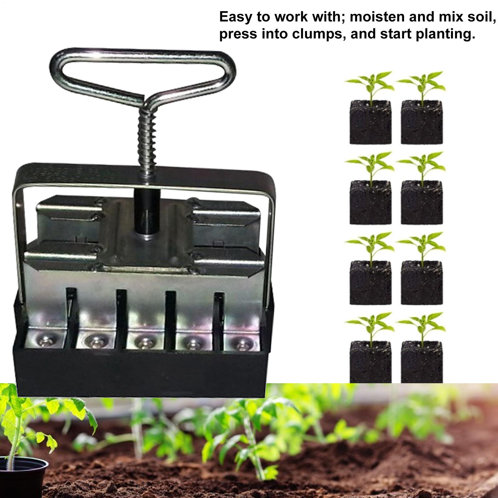 Soil Blocker Comfortable Handl - Urban Farming Gardening ulasan dan harga