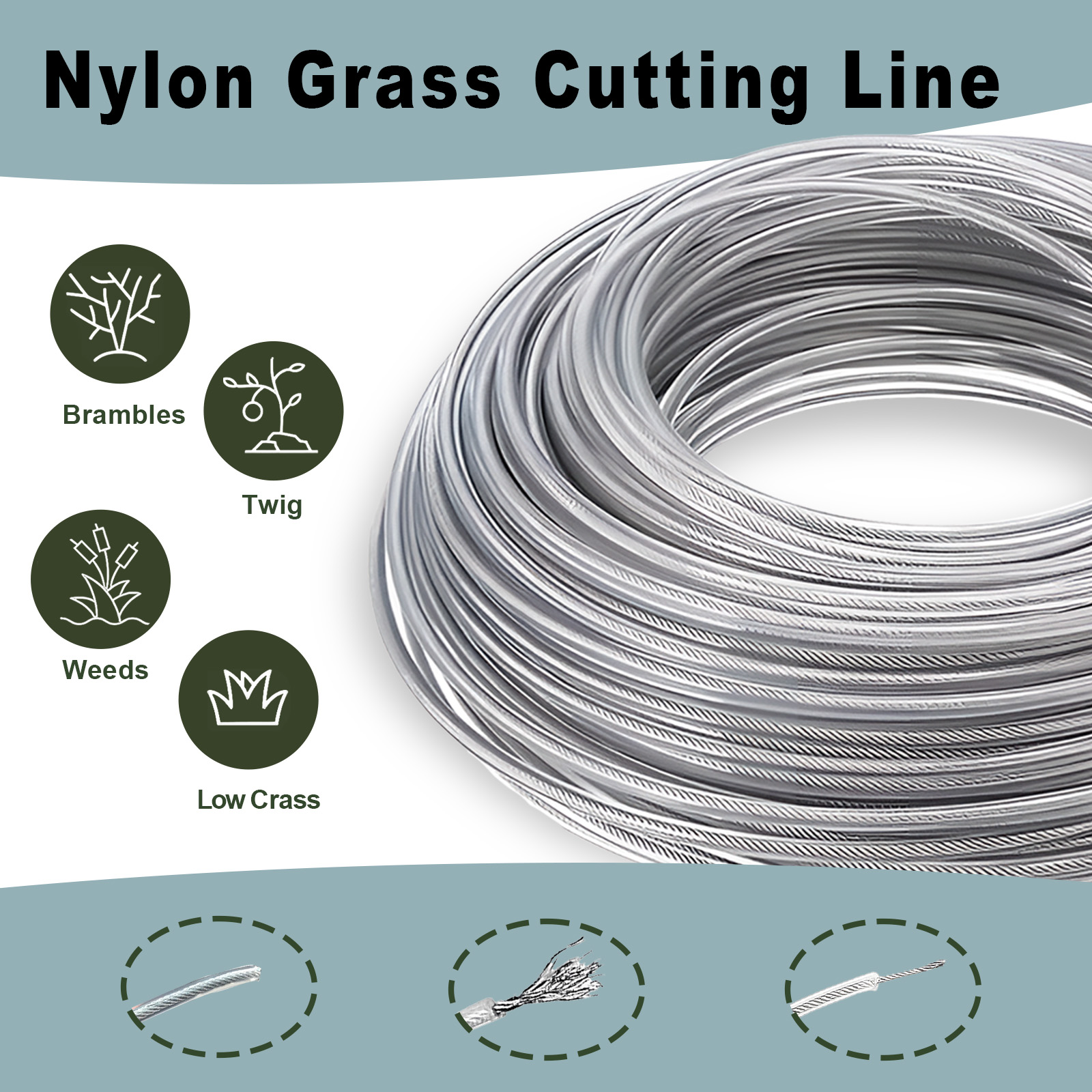 COSY 10M/15M Steel Wire Nylon  - Urban Farming Kit ulasan dan harga