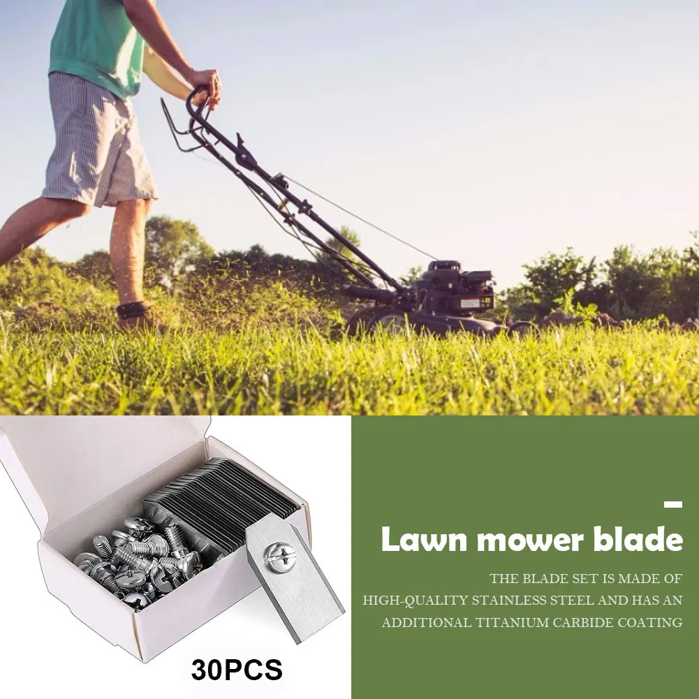 30PCS Lawn Mower Cutting Blade - Urban Farming Kit ulasan dan harga
